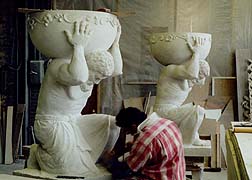 stone sculpture and stone carving