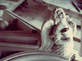 Limestone carved Angel for National Cathedral